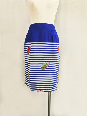 Hats & Stripes A-line Skirt