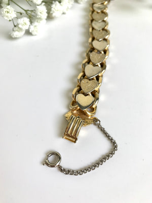 
            
                Load image into Gallery viewer, Hearts Chain Bracelet
            
        